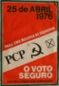 Partido Comunista Português, voto seguro