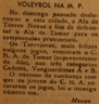 Voleibol, Mocidade Portuguesa