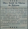 Fábrica da Matrena, férias pagas