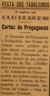 cartaz, Comissão Propaganda e Publicidade