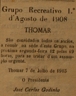 Grupo Recreativo 1º de Agosto de 1908