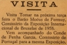 Visita do barão Moeus de Fermuy, Exposição Internacional de Bruxelas, conde de Penha Garcia