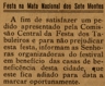 Festa na Mata dos Sete Montes, pobres