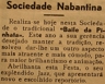 Sociedade Nabantina, baile da Pinhata