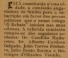 presos políticos, O Rebate, Dr. Cândido Madureira, João Torres Pinheiro, Júlio Bento Batista, Domingos d'Oliveira Vístulo