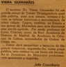 Dr. Vieira Guimarães - estátua, comendador da Orddem de Cristo, quinta de Marmelais