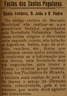 Santos populares, Sociedade Nabantina, pauliteiros de Miranda