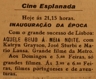 Cine Esplanada, cinema