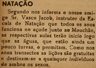 Natação, Vasco Jacob, açude do Mouchão