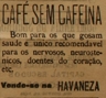 Havaneza, café descafeinado