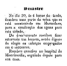 Acidente nas obras da água de Marmelaes