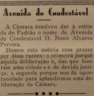 Toponímia, avenida D. Nuno Alváres Pereira, estrada do Padrão