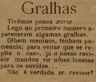 Gralhas, humor