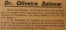 Oliveira Salazar, ponte Vale da Ursa