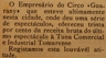 Tuna Comercial e Indistrial Tomarense, circo Guarany