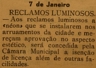 Reclamos luminosos