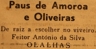 Paus de Amoroa e oliveira