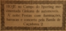 campo Sporting Tomar, banda de Caçadores 2, gincana automóvel