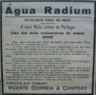 Águas de mesa medicinais, Águas Radium, radioativa